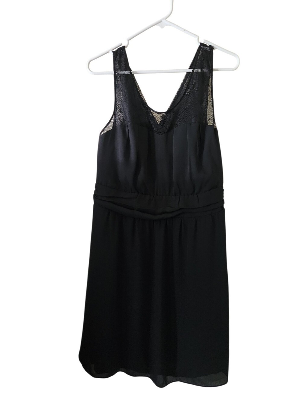 Express Black Lace Sleeveless Dress